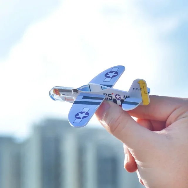 20-100 pièces/sac planeurs avions mousse assembler avion jouets enfants cadeaux d'anniversaire faveurs de fête enfants prix scolaires Goodie remplisseurs 2