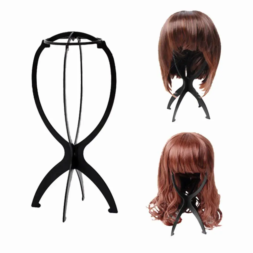 Folding Wig Stand 1PCS Plastic Adjustable Portable Hat Display Stand Durable Mannequin Dummy Head wig stand wig stand holder wig head mannequin wig storage stand mannequin head holder mannequin head model
