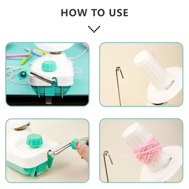 Manual Wool Ball Winder for Winding Yarn Skein String Thread and Fiber