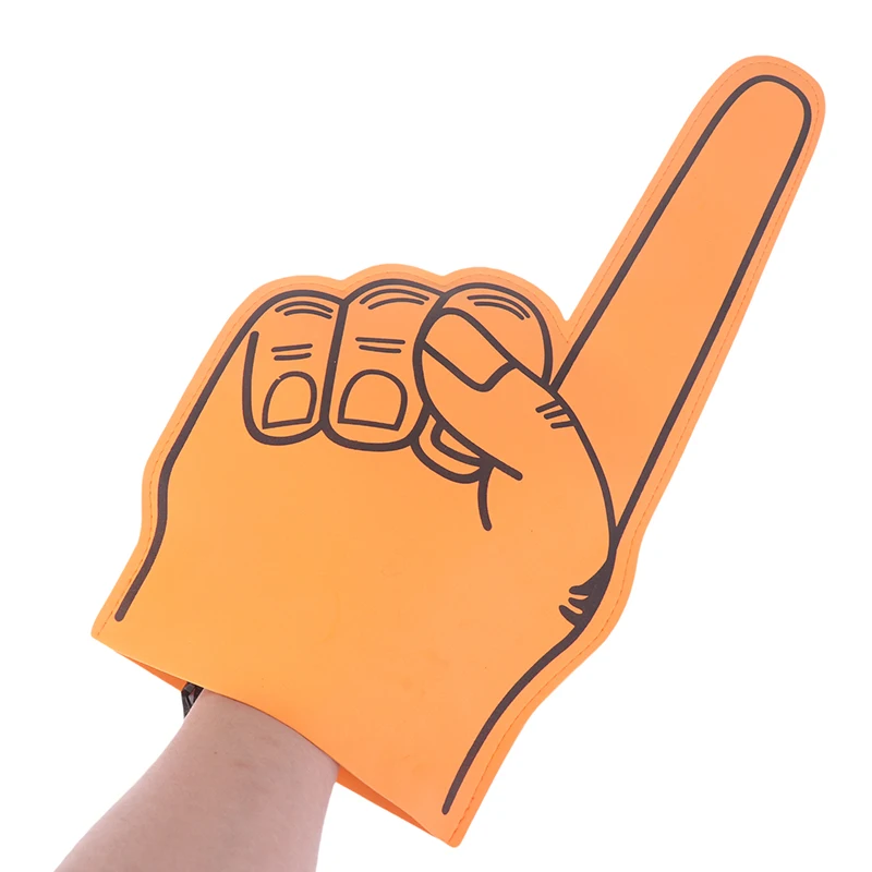 Finger Foams Sports Cheerleading Party Hand Props 1 Noise Makers Props Giant Hands Sports Favors Cheering Palm Party foam finger props cheerleading accessories