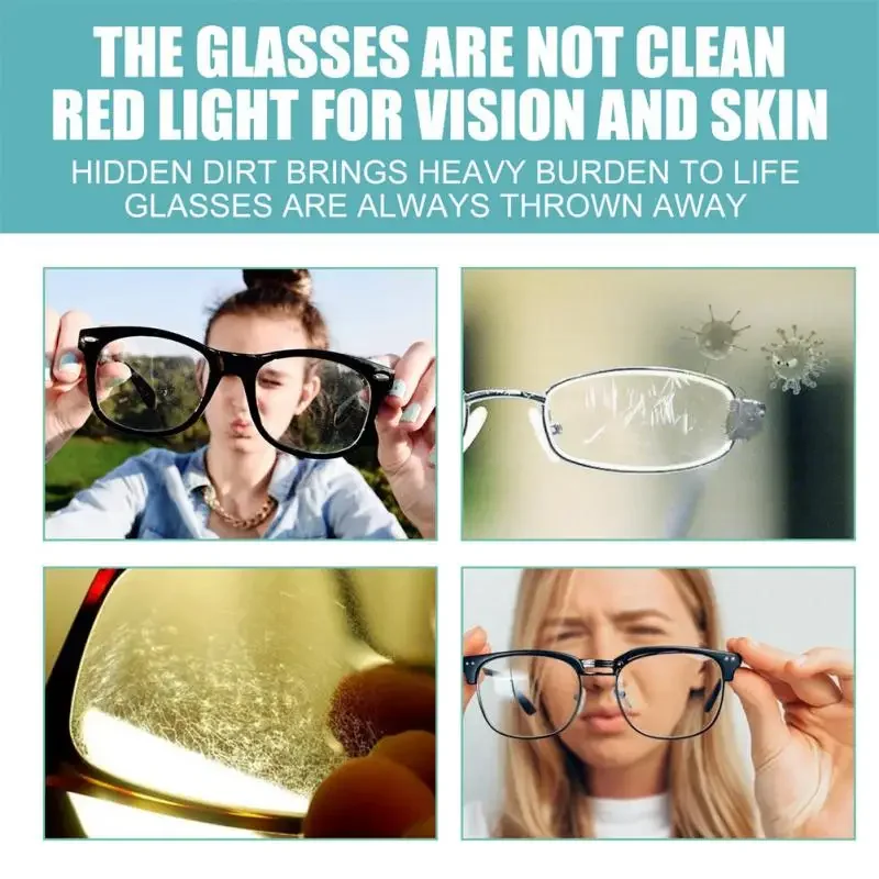 Glasses lens cleaner spray new spray repair scratch blur eyeglass lens cleaning glass grinding refurbished maintenance agent