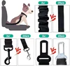 Amazon Car Dog Safety Buckle Pet Thickened Nylon Traction Elastic String Retractable Car Seat Belt Manufacturer 3