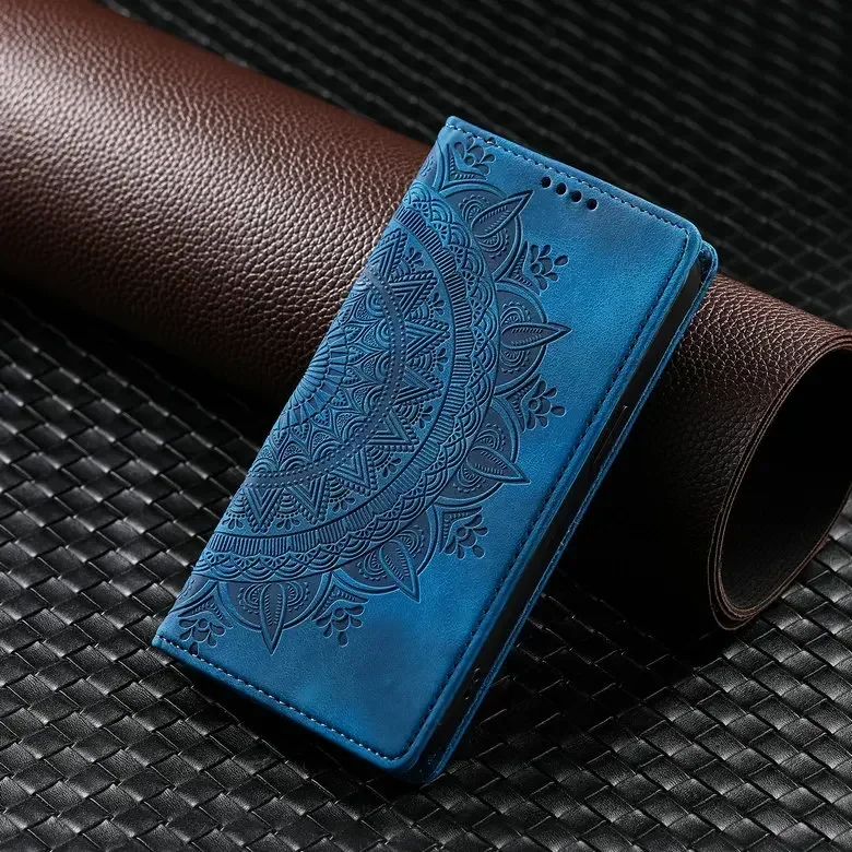 Luxury Magnetic Leather Flip Cover Case