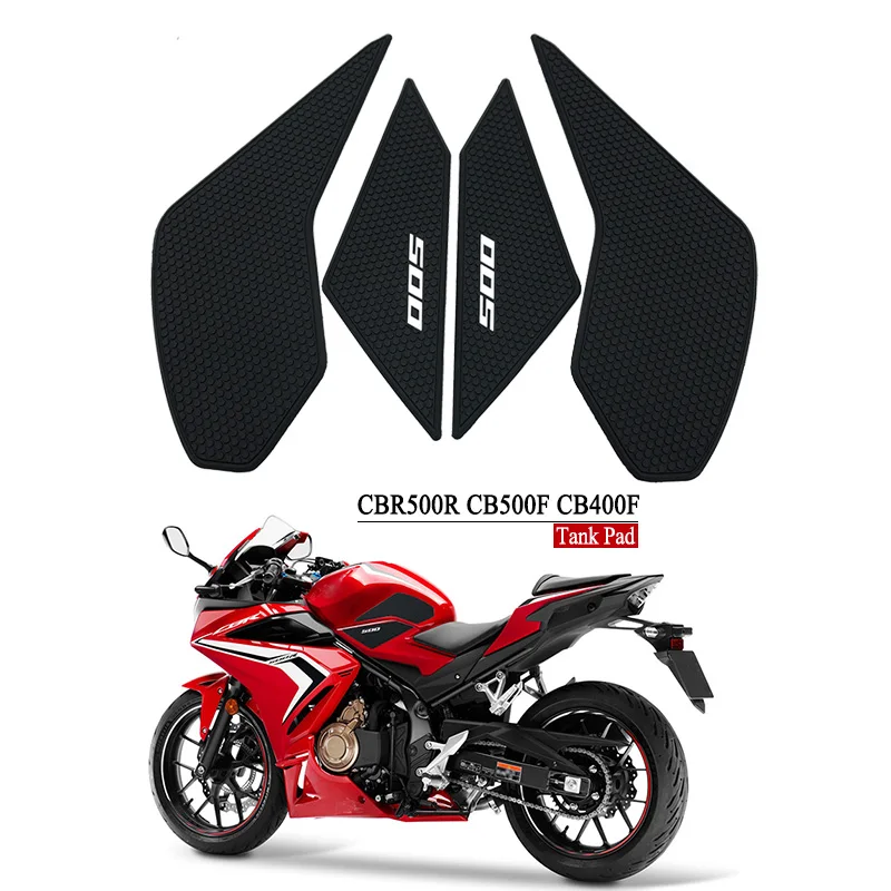 

CBR500R противоскользящая прокладка на бак газовый коленный захват тяга боковая защита наклейки Подходит для Honda CBR 500R CB500F CB400F 2019 2020 2021