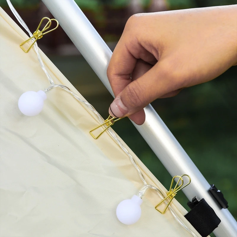 Garment Clips Outdoor Tent Clips Lamp String Fixing Clamp Hollow Long Tail Clip Food Sealing Office Metal Dovetail Jig