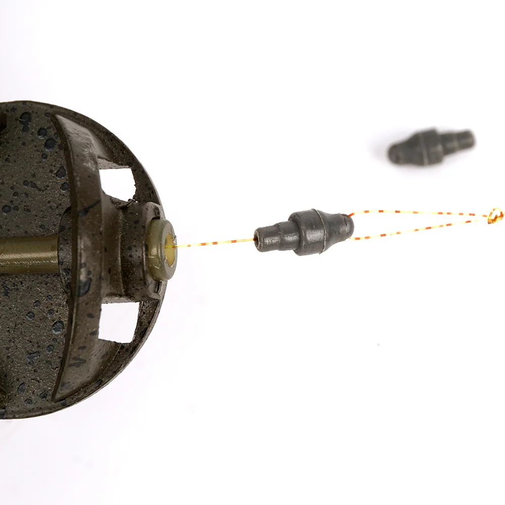 Hirisi AG135 40-teiliges Karpfenangel-Set mit Method Feeder Verbinder, Schnellwechsel-Perlen, Fishing Hair Rig Stopper-Perlen und Angelzubehör – Detail 7