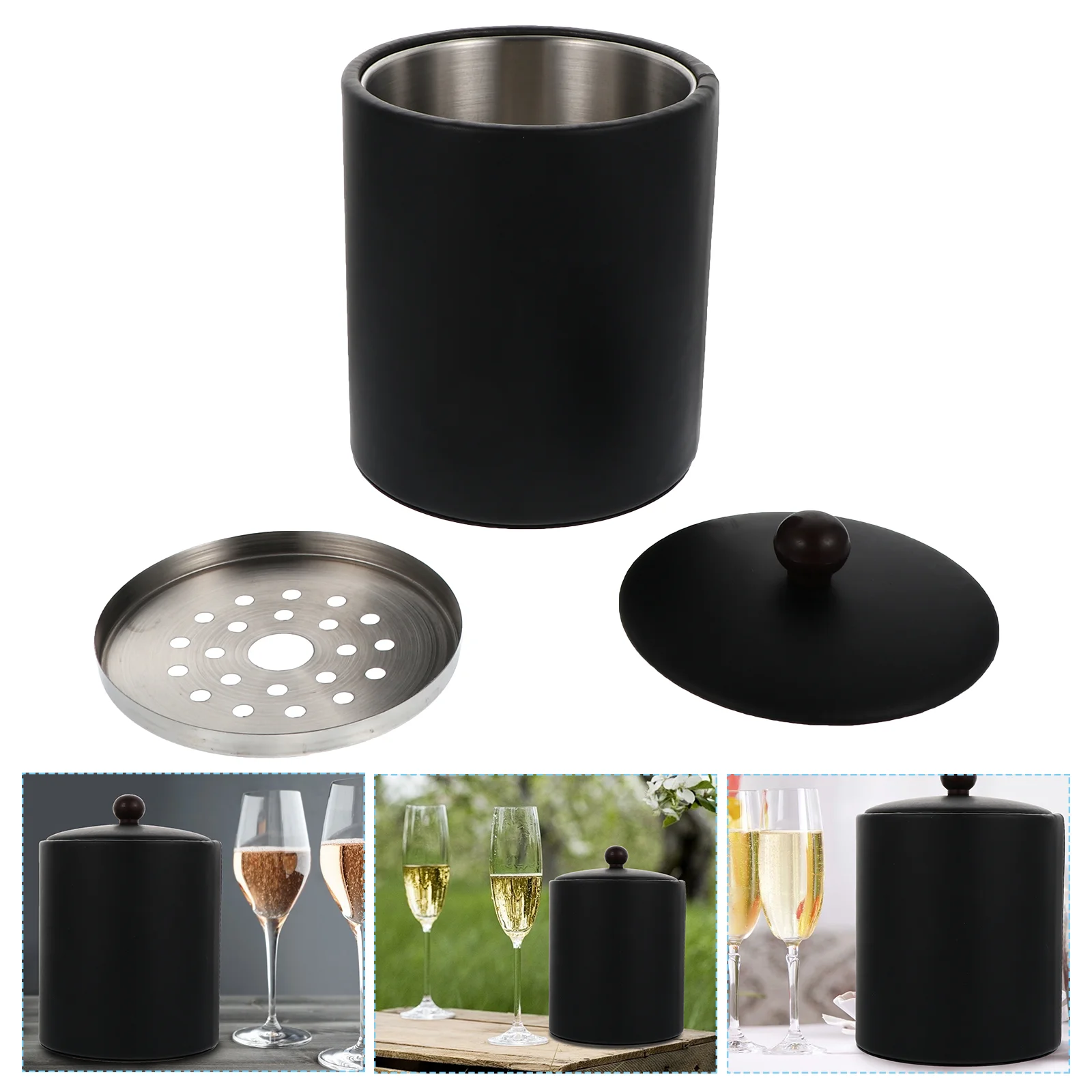 

Bottles Stainless Steel Cooler Thickened Bucket Bucket