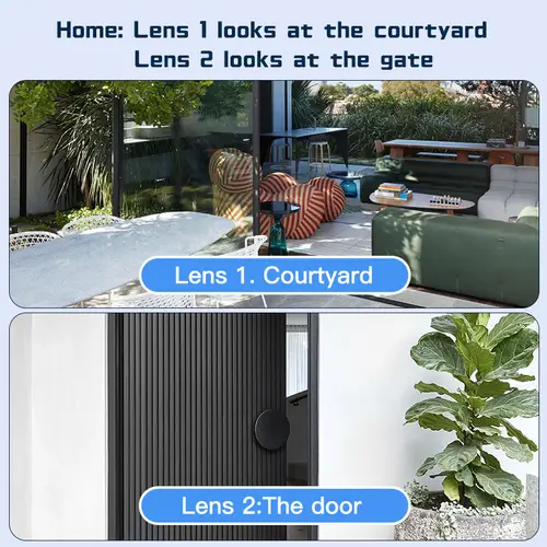 SZSINOCAM 2PCS 3MP Wifi Camera PTZ Outdoor Dual Screens Human Detection Dual Lenses 3MP Security Protection IP Camera Audio - Image 5