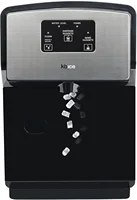 Self Dispensing Countertop Nugget Ice Maker, Crunchy Pebble Sonic Ice Maker's Produces Max 30 lbs of Nugget Ice per Day, Stainle 1