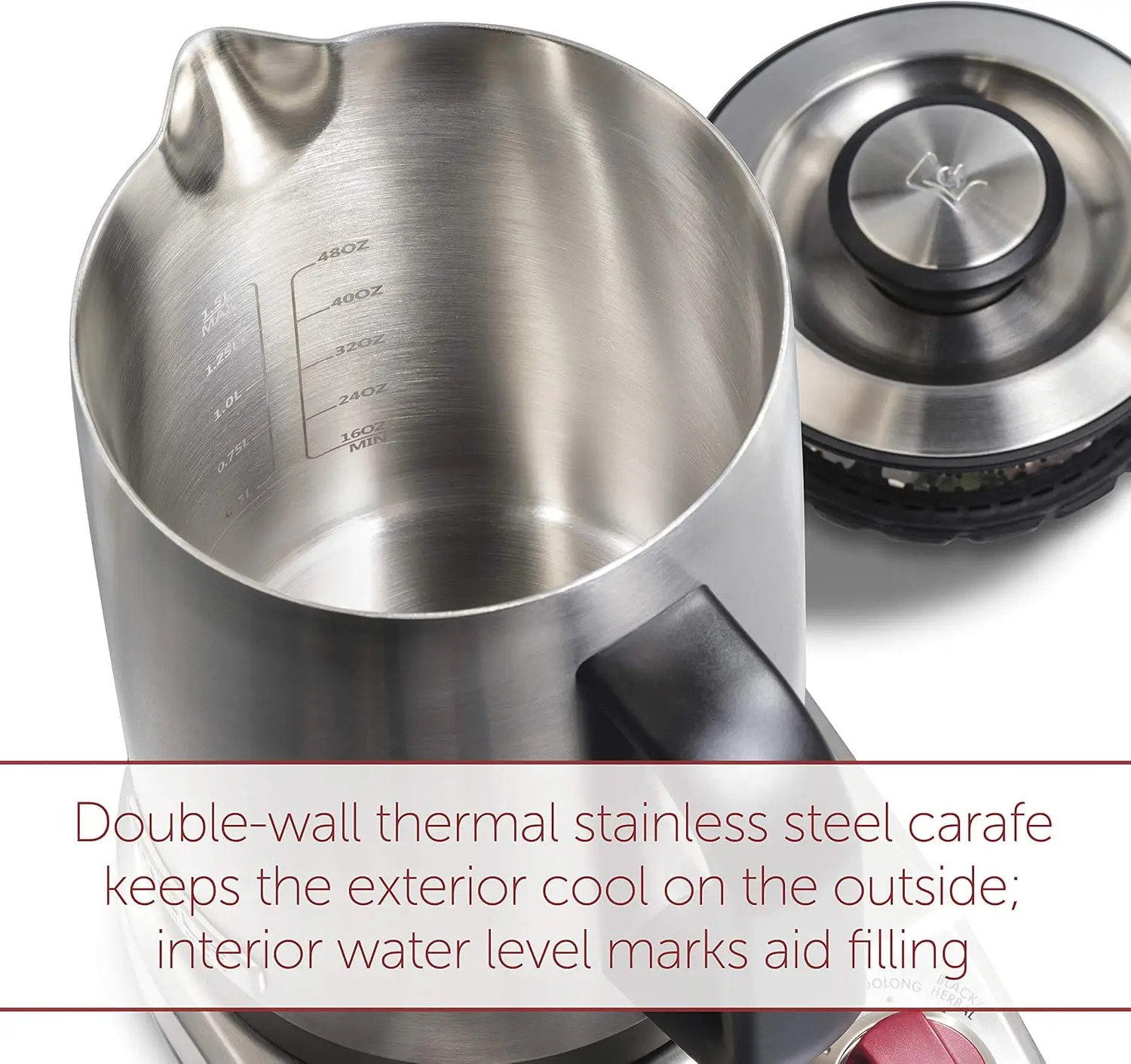 True Temperature Electric Kettle, 1.5 Liter Capacity 3