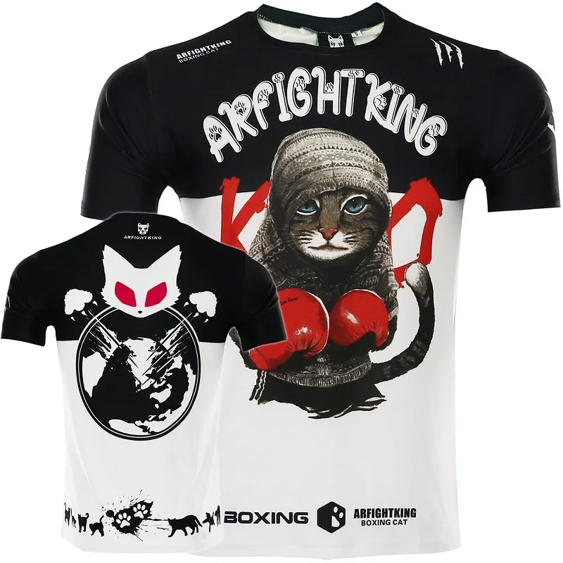 

MMA T Shirt Men's Rashguard Jiu Jitsu Boxing Jerseys Muay Thai Kickboxing Training Rash Guard Gym Fitness Running Top Shirts