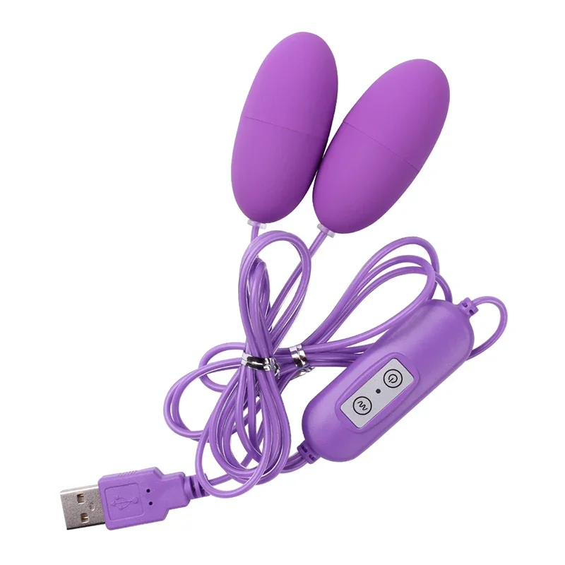 

Double Vibrating Eggs Multispeed G Spot Massage USB Charging Waterproof Sex Toys for Women Adult Products Vibrators for Women