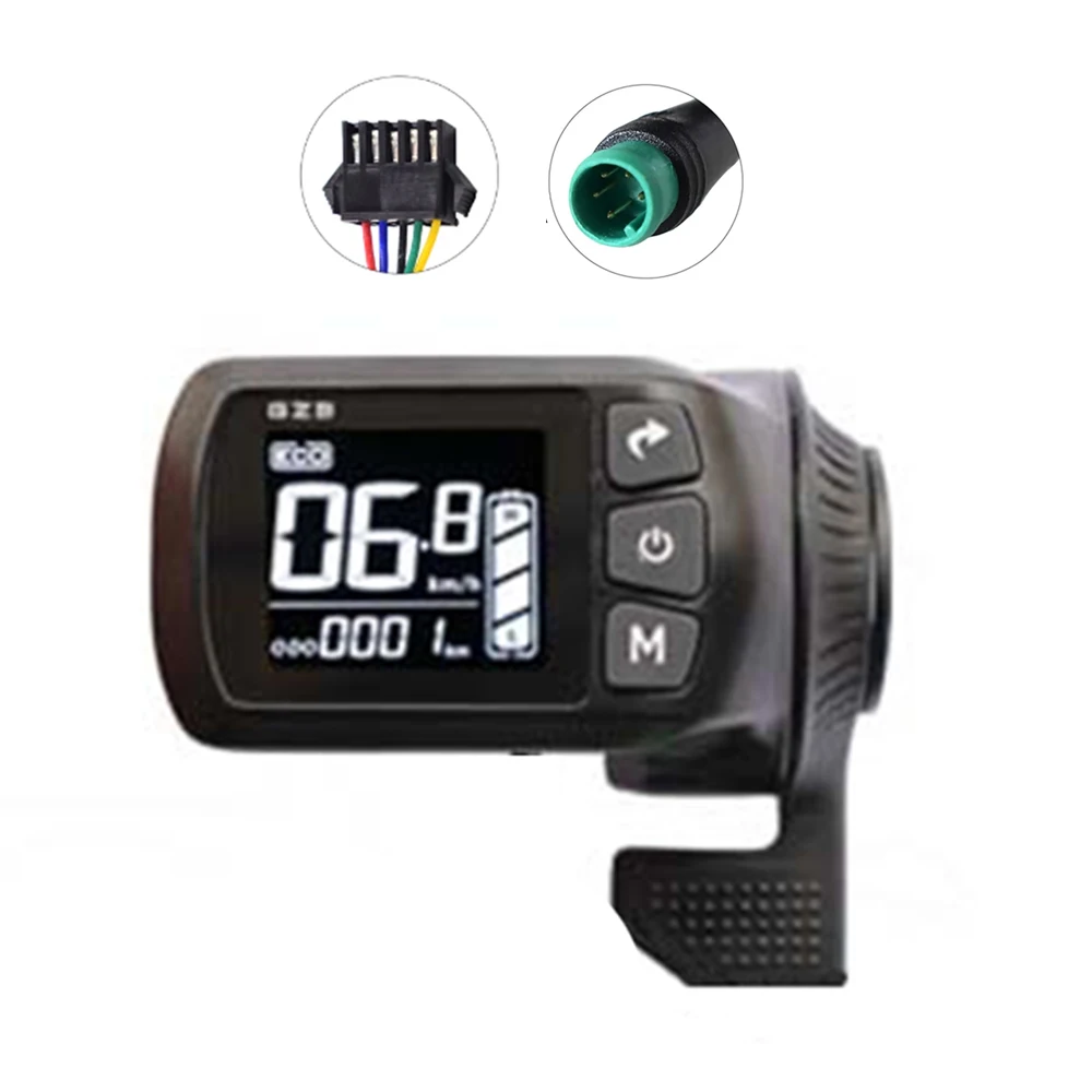 Focas E-Bike Display Lcd Pannello Thumb Throttle Bicicletta Elettrica Scooter Gz3 G23 Per Controller Ebike 24V 36V 48V 52V 60V