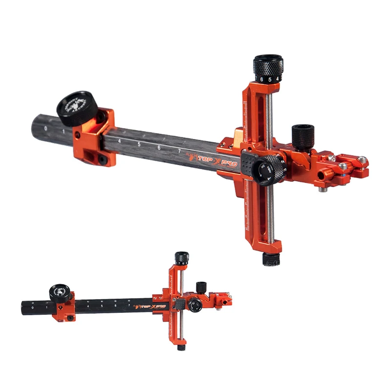 TP8810 Compound Bow Sight Carbon Fiber Bracket L/R Hand Fast Adjustable Detachable Archery Shooting Hunting Competitive Sights