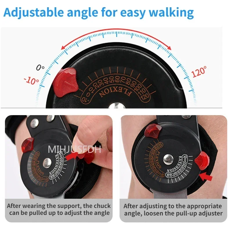 Adjustable Model Orthopedic Support Stabilizer Knee Brace for Post Surgery Recovery Injury Rehabilitation Health Care