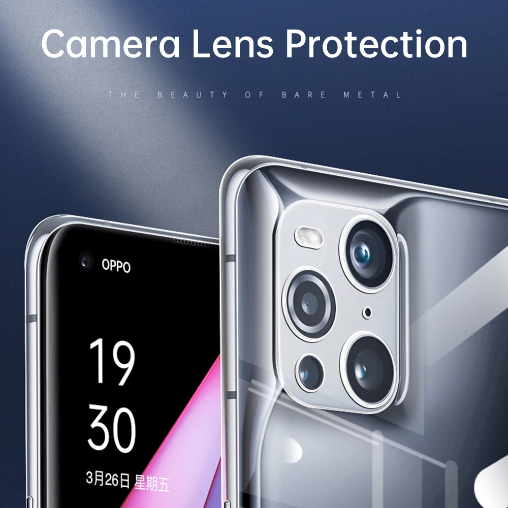 OPPO 용 고품질 투명 전화 케이스 X3 Pro Lite Neo 5G 카메라 보호 소프트 TPU 투명 뒷면 커버 FindX3 X3Pro 찾기
