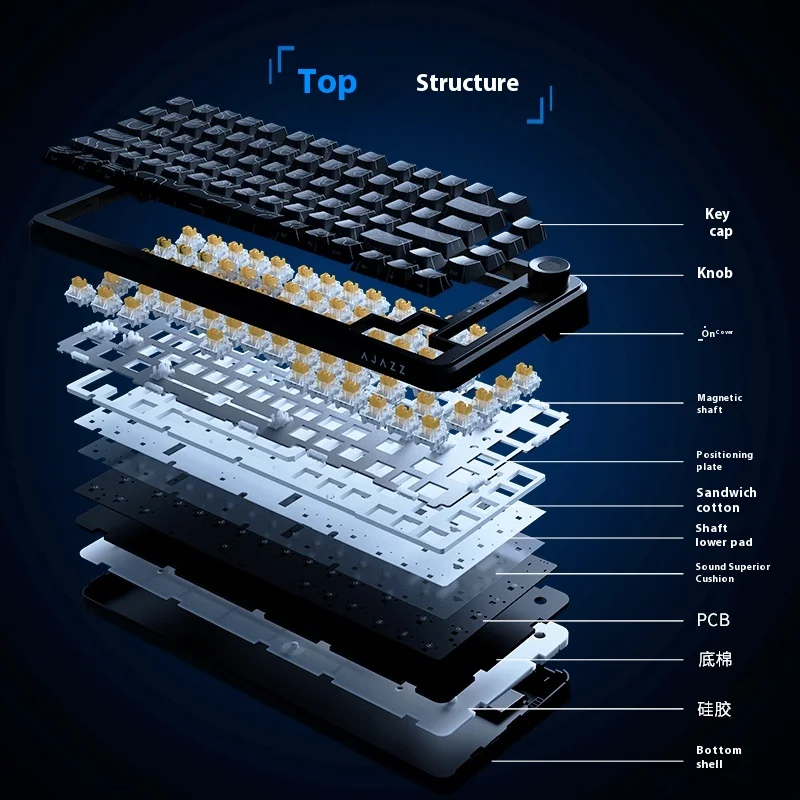 AJAZZ AK820 Max Ultra Mechanical Keyboard Magnetic Switch