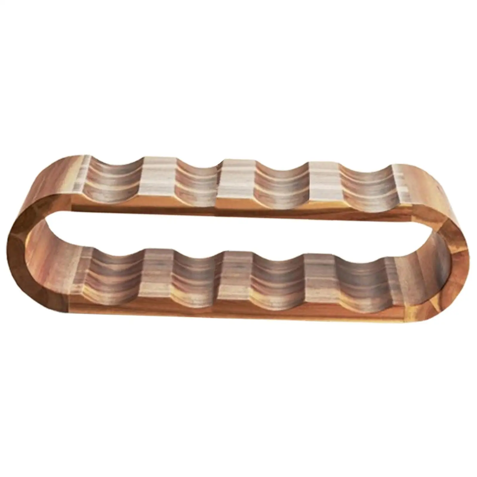 Wood Wine Rack Bottle Organizer Wine Cellar Storage Bracket Holder Wine Stand for Cabinet Countertop Bar Living Room Decoration