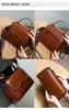 Oil Wax Cowhide Leather Women's Handbag 2024 New Crossbody Bag Lady Commuter Summer Bag Handbill Shoulder Messenger Bags 5