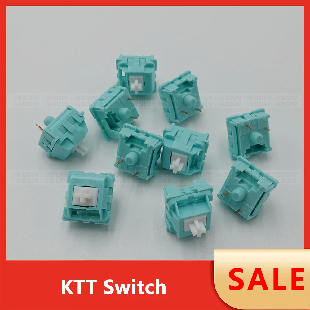 Ktt Switch Linear Tactile para Teclado Mecânico Kang White Switch v3 Morango Menta Rosa Escuro Peach Matcha Atacado - Imagem 2