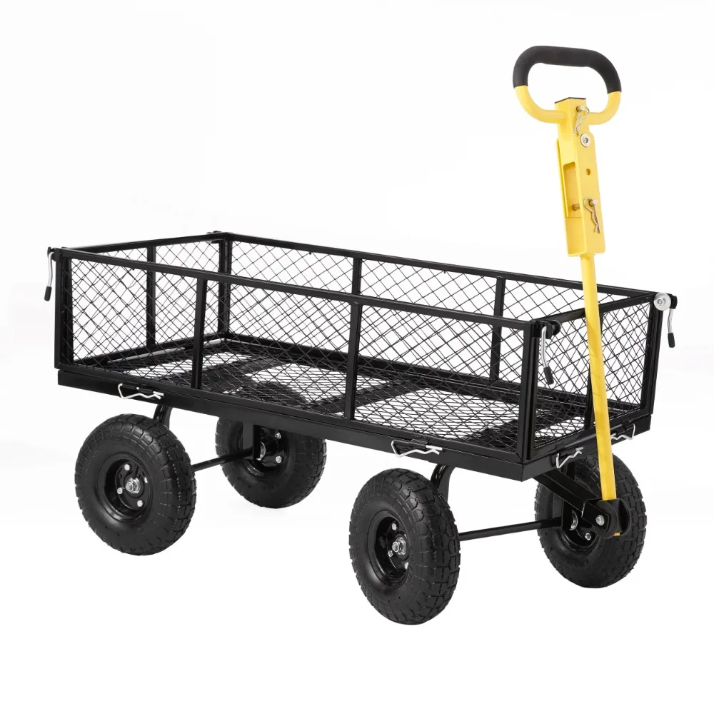 

Expert Gardener Landscaping Plant and Tool Cart 39in Made of Steel Weight: 42 Lbs Can Hold Up To 700 Lbs.