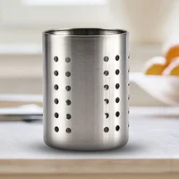 Stainless Steel Cutlery Holder Chopstick Storage Holder Organizer Container Drainer Spoon Fork Chopsticks Kitchen Storage Basket 2