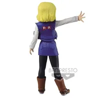 Bandai-Dragon Ball MATCH MAKERS Anime Action Figure, Trunks, Original, Banpresto, Android 18, PVC, Jouets à collectionner 3