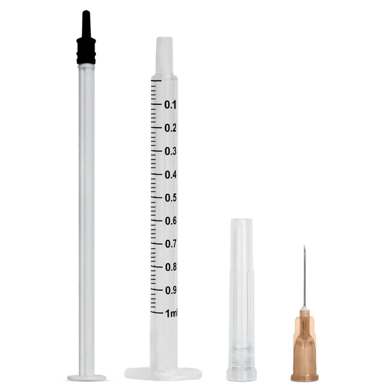 New Disposable plastic industry syringe 1ml 2ml 3ml 5ml 10ml with needles 1cc stereo injector