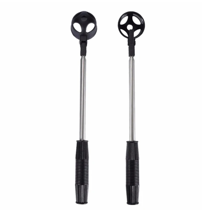 Telescoping Golf Ball Retriever Portable Pick Up Tool Gift With Automatic Lock Scoops For And Water Stainless Extended Stick Dur 2