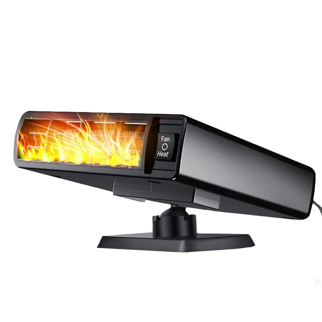 Car Window Heater Mini Electric Heater For Car With Rotary Base 150W 12/24  Volt Fast Heating Defrost Defogger Demister - AliExpress