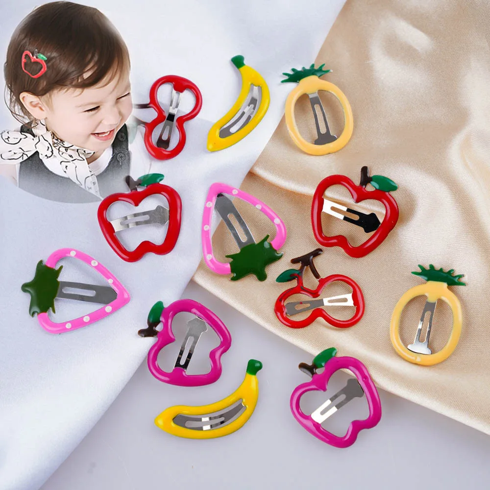 

10 шт./партия, заколки для волос в виде фруктов