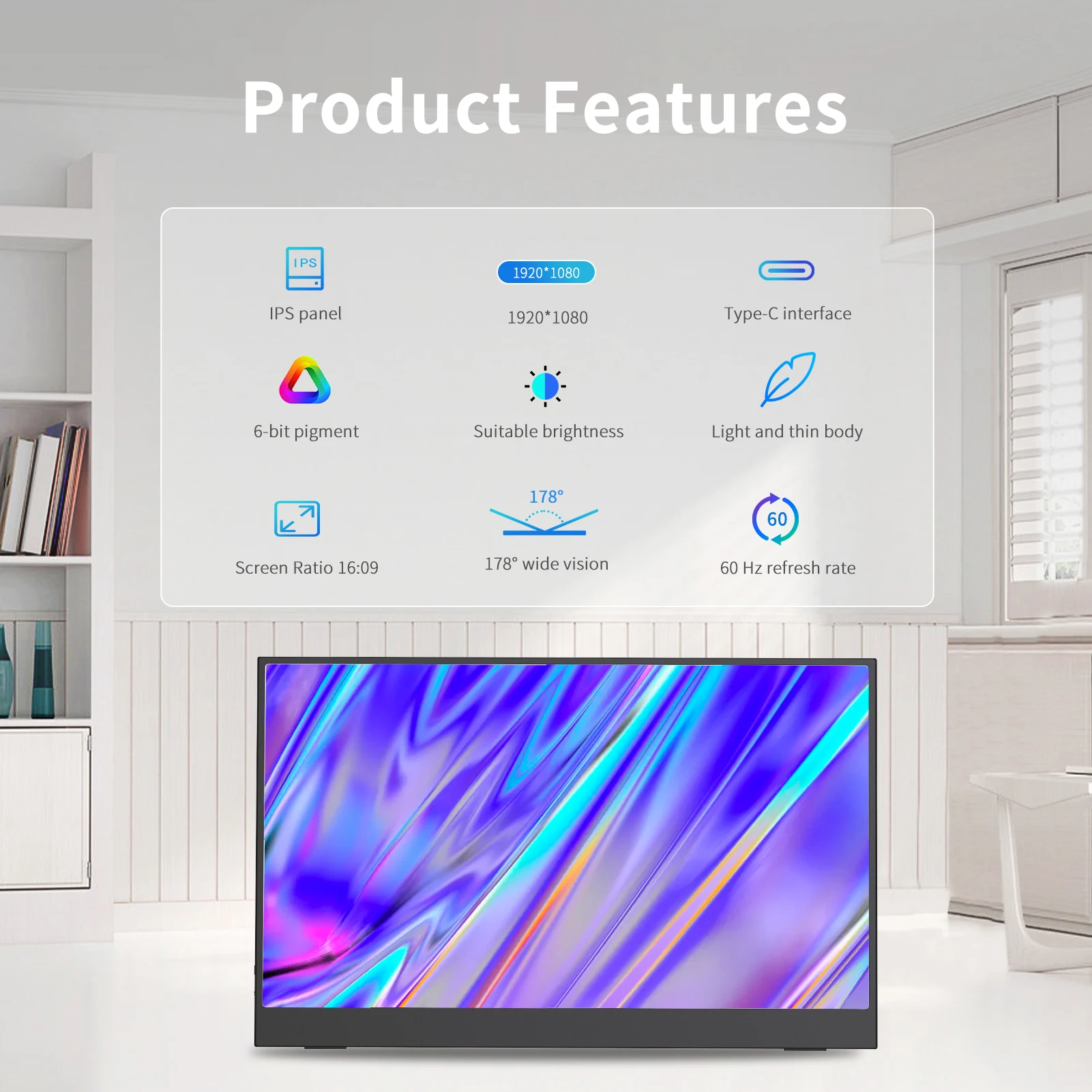  ޴ 15.6 ġ IPS г USB cŸ HDMI   ǻ , PS5/4 ġ XBOX One Ʈ ȭ