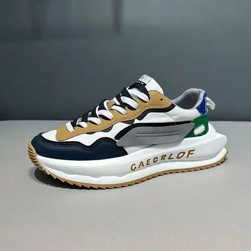 

Модные мужские высокие туфли Forrest Gump, Модные дышащие универсальные Толстые мужские кроссовки для бега