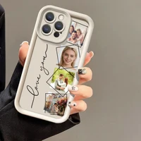 Personalized Custom Multiple Photo Phone Case for iPhone 17 16 15 14 13 12 11 Pro Max Air Plus Stylish Soft TPU Cover 4