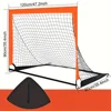1pcs Portable Soccer Goals for Backyard Indoor and Outdoor Pop Up Soccer Goals Foldable Mobile Training Football Net 2