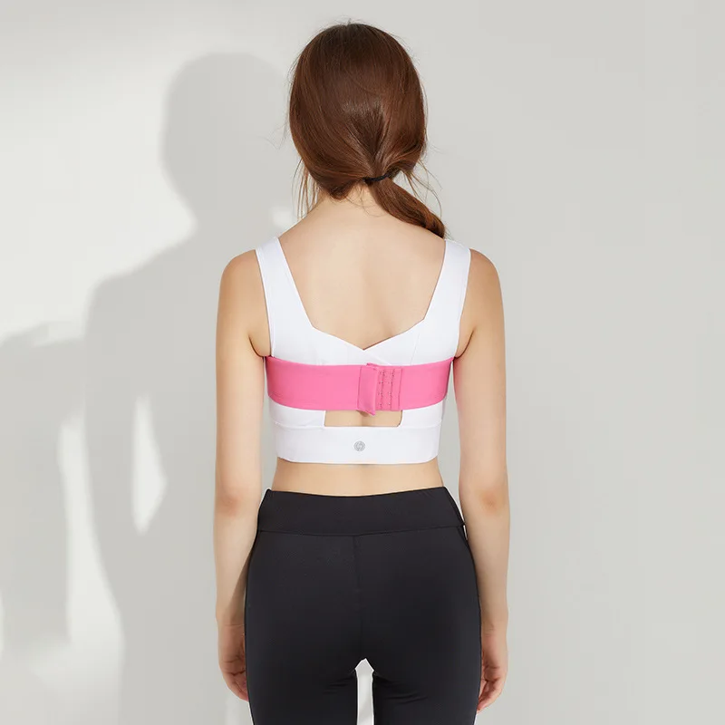 Elastic sports chest band breathable running large chest to prevent shaking after breast augmentation fixed breast band support