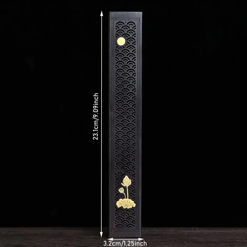 Bruciatore di incenso orizzontale ad astuccio chiuso - per incenso a bastoncino 43 Bruciatore di incenso orizzontale ad astuccio chiuso - per incenso a bastoncino - immagine 3