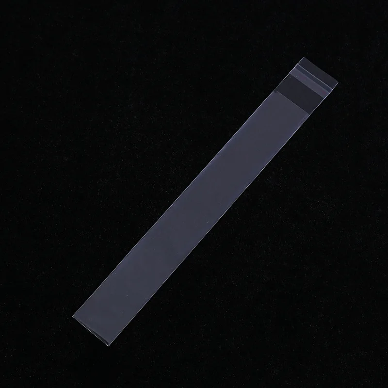 TETP 200pcs/Lot Long Clear Self Adhesive Bags Necklace Accessories Gift Packaging Storage Dustproof Cellophane OPP Plastic 4