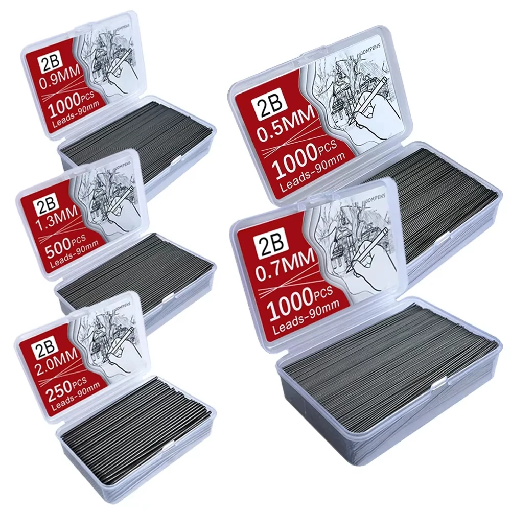 A box full of 0.5/0.7/0.9/1.3/2.0mm HB, high-quality shatterproof lead core, office and study supplies 6