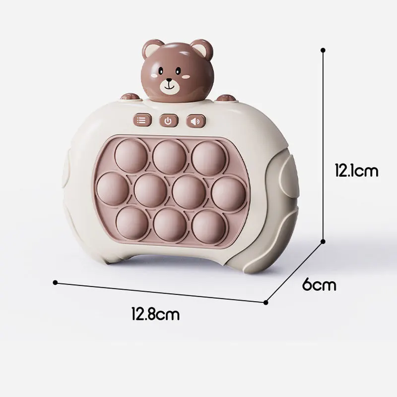 Pop Push Bubble Toys para crianças e adultos, Game Machine para meninos e meninas, alívio do estresse, rápido, novo