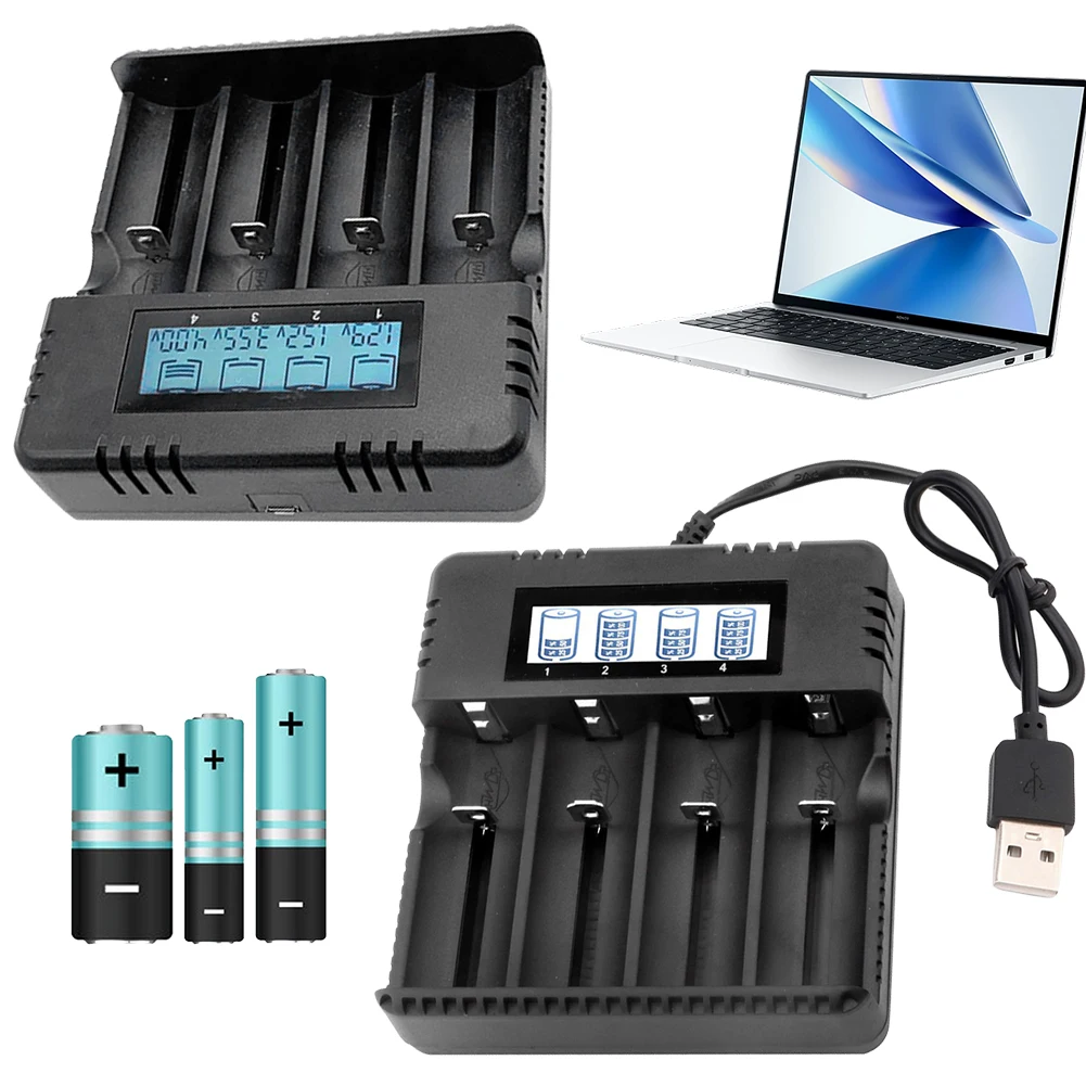 18650 Ʈ  USB  ͸ , LCD ÷  ͸ , 26500 AA AAA ͸, 4 