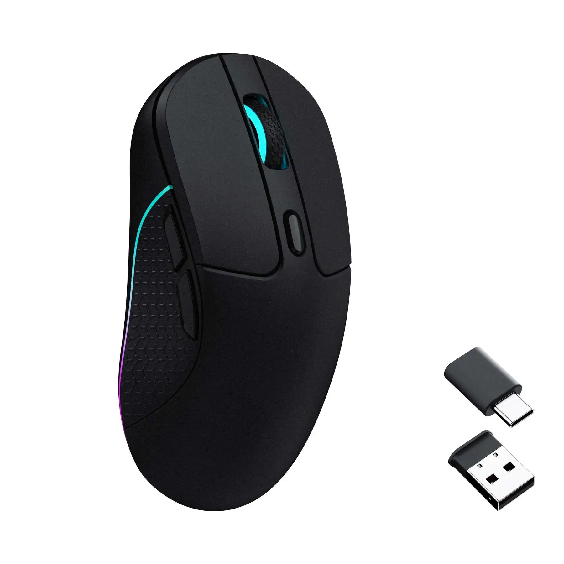 Keychron-mouse Óptico sem Fio Ratos com Fio tipo c m3 2.4ghz Bluetooth