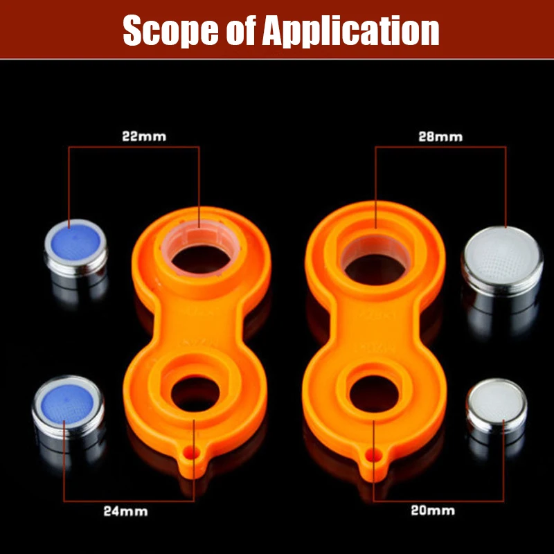 Faucet Bubbler Wrench Water Outlet Aerator Universal Wrench Faucet Nozzle Filter Repair Tool Replacement Disassembly Tool Spanne