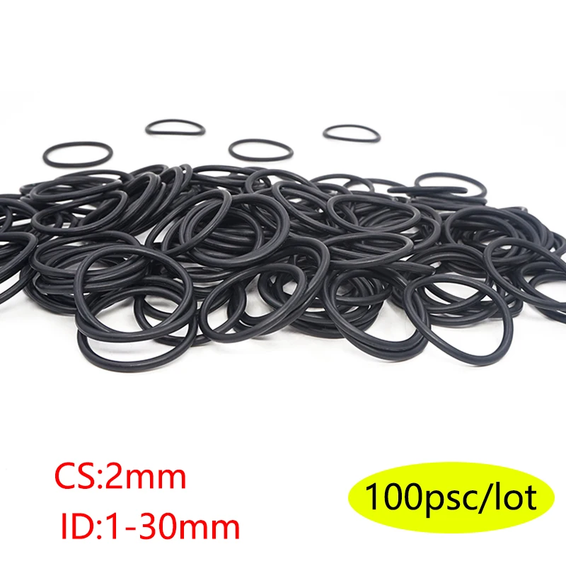 O ring cs 2mm nbr rubber sealing ring id 1 30mm wear resistant high