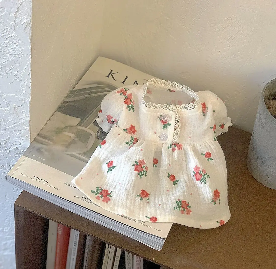 Lovely Flower Dress For Dogs - Wear At Home And Go Out