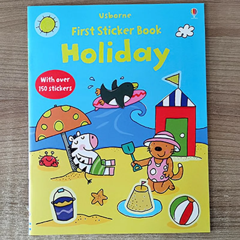New A4 Size Children Preschool Montessori Cartoon Sticker books Toddler Kids English Book with Stickers for Kindergarten Gifts 2