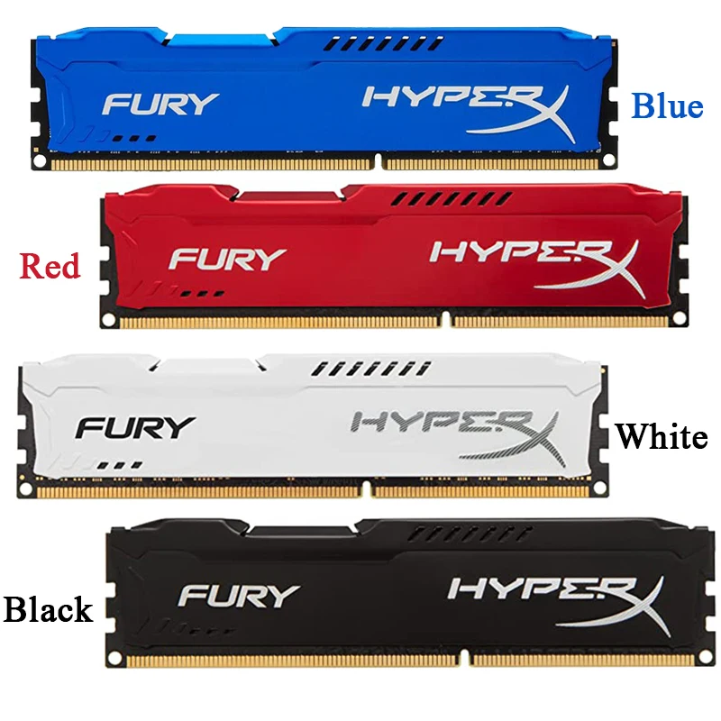 Hyperx Fury Desktop Memory Kit Ddr3 8gb 2x4gb 16gb 2x8gb 1866mhz 1600mhz 1333mhz 240pins 1.5v Dimm 14900 Pc312800.