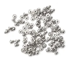 High - Quality 100Pcs Silver M3X5 Precision Screws (One Size)