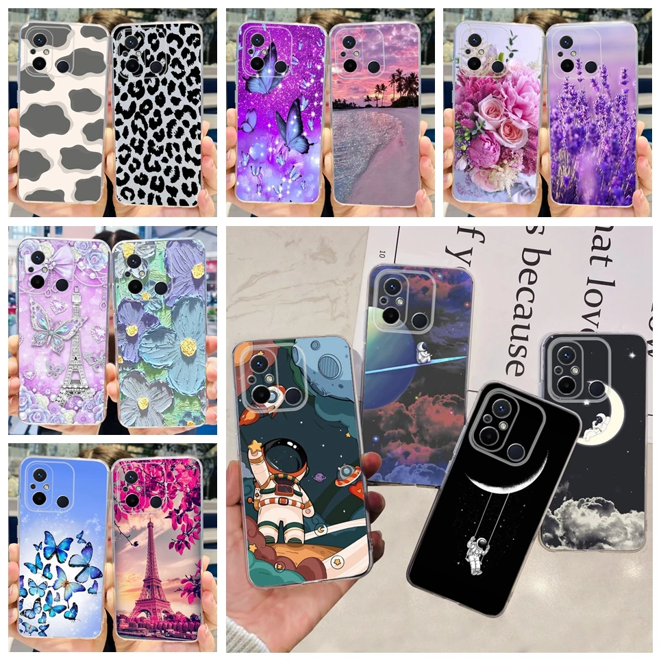 For Xiaomi Redmi 12c 10c 10a Redmi 10 2022 Phone Case Transparent