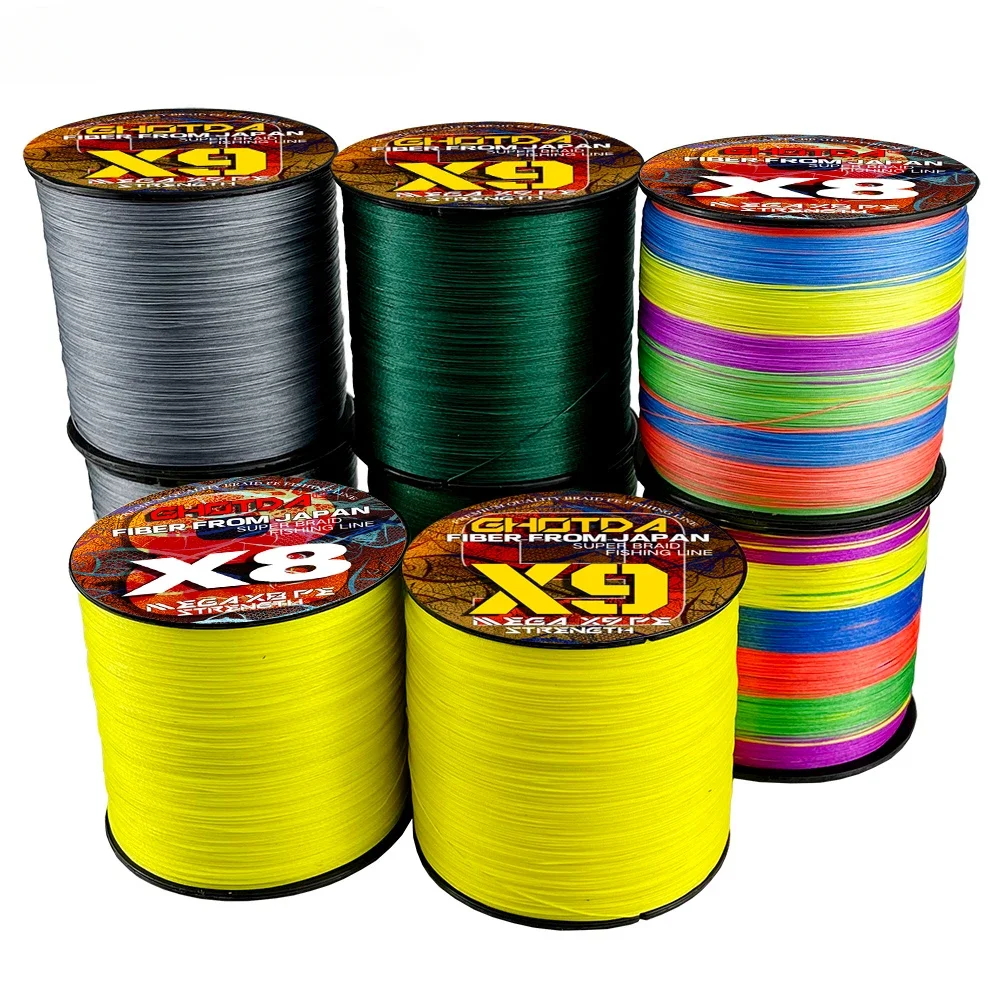 Fishing line 300M Lure Fishing Line Super Strong Smooth PE 8/9/12 Strands Multifilament Braided Lines 18lb~120lb